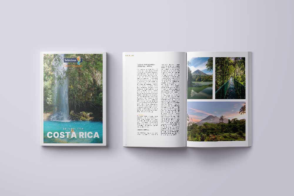 Selectour Carol' Voyages Nous vous ferons aimer le monde brochure costa rica en terre tica