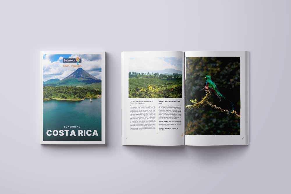 Selectour Carol' Voyages Nous vous ferons aimer le monde brochure evasion au costa rica